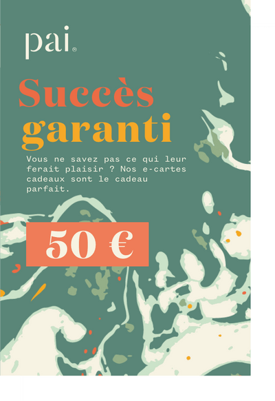La carte cadeau électronique Pai Skincare
