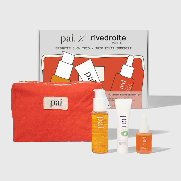 Trio Éclat Immédiat - Coffret nettoyant, crème hydratante et huile pour le visage