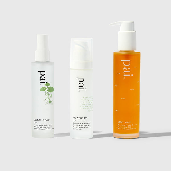 Pai Skincare Everyday Essentials Kit Kit Nettoyant, Lotion Tonique et Crème Hydratante