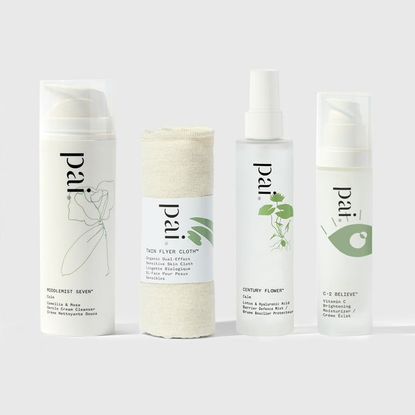 Pai Skincare Everyday Essentials Kit Kit Nettoyant, Lotion Tonique et Crème Hydratante